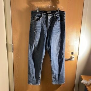 Loft High Waist Straight Jeans Size 32/14